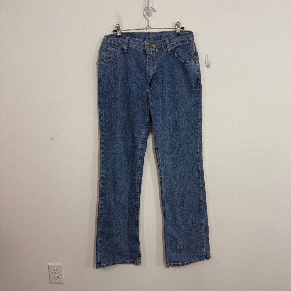 Wrangler Womens Jeans Size 8x32 Blue Bootcut Western Riding Retro